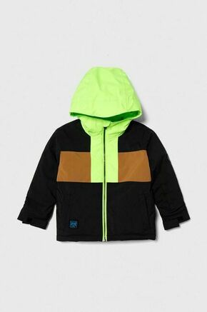 Otroška smučarska jakna Quiksilver GROOMER KIDS JK SNJT zelena barva - zelena. Otroška smučarska jakna iz kolekcije Quiksilver. Podložen model