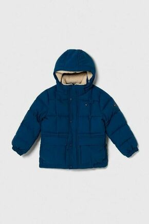 Otroška jakna Tommy Hilfiger mornarsko modra barva - mornarsko modra. Otroški jakna iz kolekcije Tommy Hilfiger. Podložen model