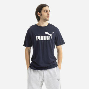 Puma Majice obutev za trening mornarsko modra S Ess Logo Tee