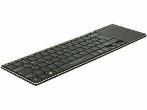 Delock Wireless Keyboard for Smart TV and Windows PC črna