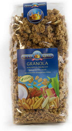 BioKing Granola Knuper-Crunchy Bio - 375 g