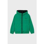 Otroška dvostranska jakna Mayoral zelena barva - zelena. Otroški jakna iz kolekcije Mayoral. Prehoden model, izdelan iz trpežnega materiala.