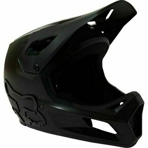 FOX Rampage Helmet Black/Black 2XL Kolesarska čelada
