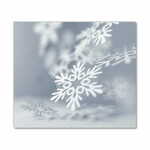 tulup.si Steklena podloga za rezanje Snowflake božična dekoracija 2x30x52 cm