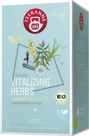 TEEKANNE Bio Luxury Cup Vitalizing Herbs - 25 piramidnih vrečk