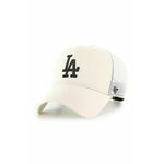 Kapa s šiltom 47 brand MLB Los Angeles Dodgers bež barva, B-BRANS12CTP-NTA - bež. Kapa s šiltom vrste baseball iz kolekcije 47 brand. Model izdelan iz tkanine z nalepko.