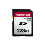 Transcend 128MB SD220I MLC industrijska pomnilniška kartica (način SLC), 22MB/s R,20MB/s W, črna