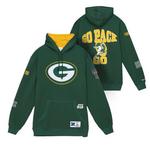 Green Bay Packers Mitchell and Ness Team Origins pulover s kapuco, velikost XXL