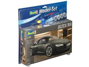 REVELL model avtomobila 1:24 67057 Model Set AUDI R8 črn