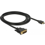 Delock 85584 DVI 18+1 - HDMI pretvorni kabel, 2m, črn