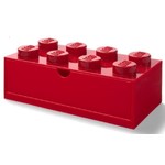 LEGO namizna škatla 8 s predalom - rdeča