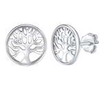 Silvego Elegantni srebrni uhani Tree of Life JJJ851E