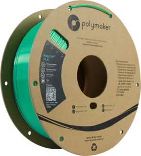 PolyLite Silk PLA Green - 1