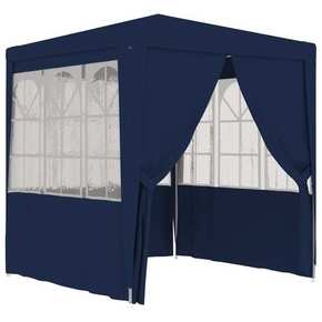 Slomart Profesionalen vrtni šotor s stranicami 2x2 m moder 90 g/m²