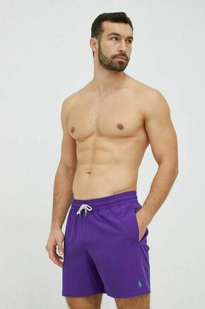 Kopalne kratke hlače Polo Ralph Lauren vijolična barva - vijolična. Kopalne kratke hlače iz kolekcije Polo Ralph Lauren