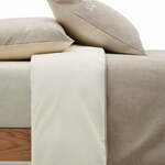 Bež enojna/podaljšana posteljnina iz bombažnega perkala 150x220 cm Sotela – Kave Home