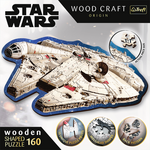 Trefl Wood Craft Origin Puzzle Star Wars: Millennium Falcon 160 kosov