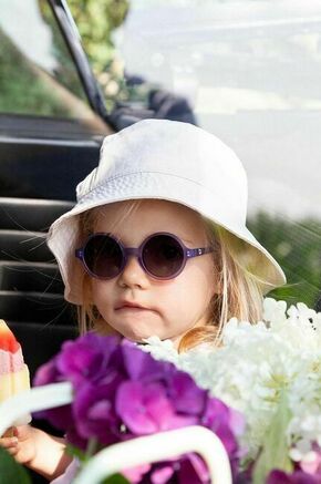 Otroška sončna očala Ki ET LA vijolična barva - vijolična. Otroški sončna očala iz kolekcije Ki ET LA. Model z enobarvnimi stekli in okvirji iz plastike. Ima filter UV 400.