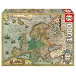 Educa Puzzle Zemljevid Evrope 1000 kosov