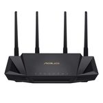 Asus RT-AX58U router, Wi-Fi 6 (802.11ax), 1x/4x, 1Gbps/574Mbps, 3G, 4G