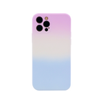 Chameleon Apple iPhone 12 Pro - Gumiran ovitek (TPUP) - Ombre - svetlo vijolično-moder