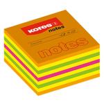 Kores Neonske blazinice CUBO Poletje 400 listov 50x50mm, mešanica barv