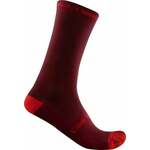 Castelli Superleggera T 18 Sock Bordeaux S/M Kolesarske nogavice