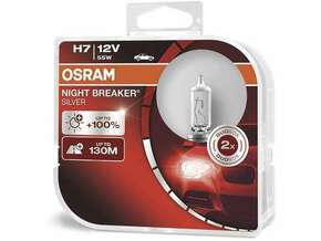 OSRAM 12V Žarnica Osram 64210NBS-HCB DUO pack 12V 55W H7 Night Breaker SILVER duo box (2 x H7)