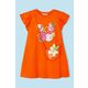 Otroška bombažna obleka Mayoral oranžna barva - oranžna. Otroški obleka iz kolekcije Mayoral. Trapez model, izdelan iz tanke, elastične pletenine. Model je opremljen s torbico.