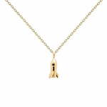 PDPAOLA Originalna pozlačena ogrlica za mamo in hčerko INFINITY &amp; BEYOND zlata CO01-189-U (verižica, obesek) srebro 925/1000