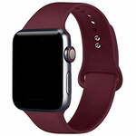 4wrist Silicone band for Apple Watch - Red Wine 42/44 mm - S/M