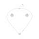 Ogrlica in uhani iz srebra Michael Kors - srebrna. Ogrlica in uhani iz kolekcije Michael Kors. Model, izdelan 925 srebra.