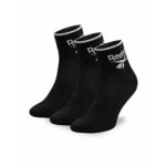 Reebok Set 3 parov unisex visokih nogavic R0362-SS24 (3-pack) Črna