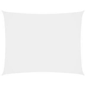 Senčno jadro oksford blago pravokotno 2x4 belo