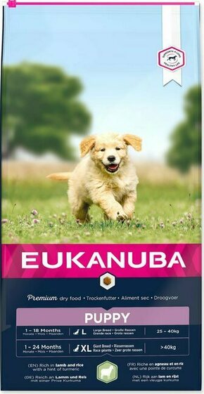 Krma eukanuba puppy mladiček / mlajši jagnjetina 12 kg