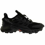 Čevlji Salomon Supercross 4 GTX moški, črna barva - črna. Čevlji iz kolekcije Salomon. Model z vodoodporno, vetrovno in zračno GORE-TEX® membrano.