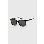 Sončna očala Gucci moška, črna barva, GG1493S - črna. Sončna očala iz kolekcije Gucci. Model z enobarvnimi stekli in okvirji iz plastike. Ima filter UV 400.