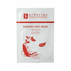Erborian Pomirjujoča maska za obraz Ginseng Shot Mask (Face Sheet Mask) 15 g