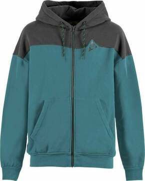 E9 Over Fleece Hoodie Green Lake S Pulover na prostem