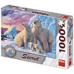 Dino Secret collection: Polarni medvedi sestavljanka, 1000 delov
