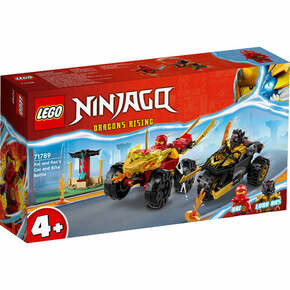 LEGO® Ninjago® 71789 Spopad med Kaijem v avtu in Rasom na motorju