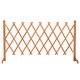 vidaXL Vrtna mrežasta ograja oranžna 150x80 cm trden les jelke