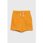 Otroške kratke hlače GAP oranžna barva - oranžna. Otroški kratke hlače iz kolekcije GAP. Model izdelan iz tanke, elastične pletenine. Izjemno udoben material.