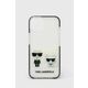 Karl Lagerfeld iphone 13 6,1" hardcase bel/white karl&amp;choupette