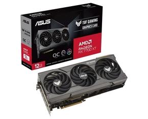 ASUS TUF Gaming Radeon RX 7700 XT OC Edition 12GB GDDR6 grafična kartica optimized inside and out for lower temps and durability