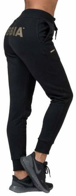Nebbia Gold Classic Sweatpants Black L Fitnes hlače