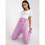 Factoryprice Ženske hlače z visokim pasom TRIA Purple EM-SP-6900.42P_385548 XS