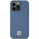 DKNY DKNY etui za IPHONE 15 združljiv z MagSafe DKHMP15SPSHRPSB (DKNY HC MagSafe Pu Repeat Pattern W/Stack Logo) modri