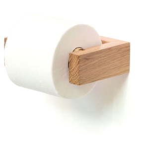 Stensko držalo za toaletni papir iz hrasta Wireworks Mezza