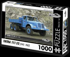 RETRO-AUTA© Puzzle TOVORNJAK št. 14 Tatra 111 S2 (1942-1962) 1000 kosov